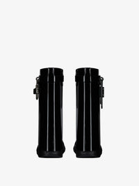 PATENT LEATHER/RUTHENIUM PADLOCKS