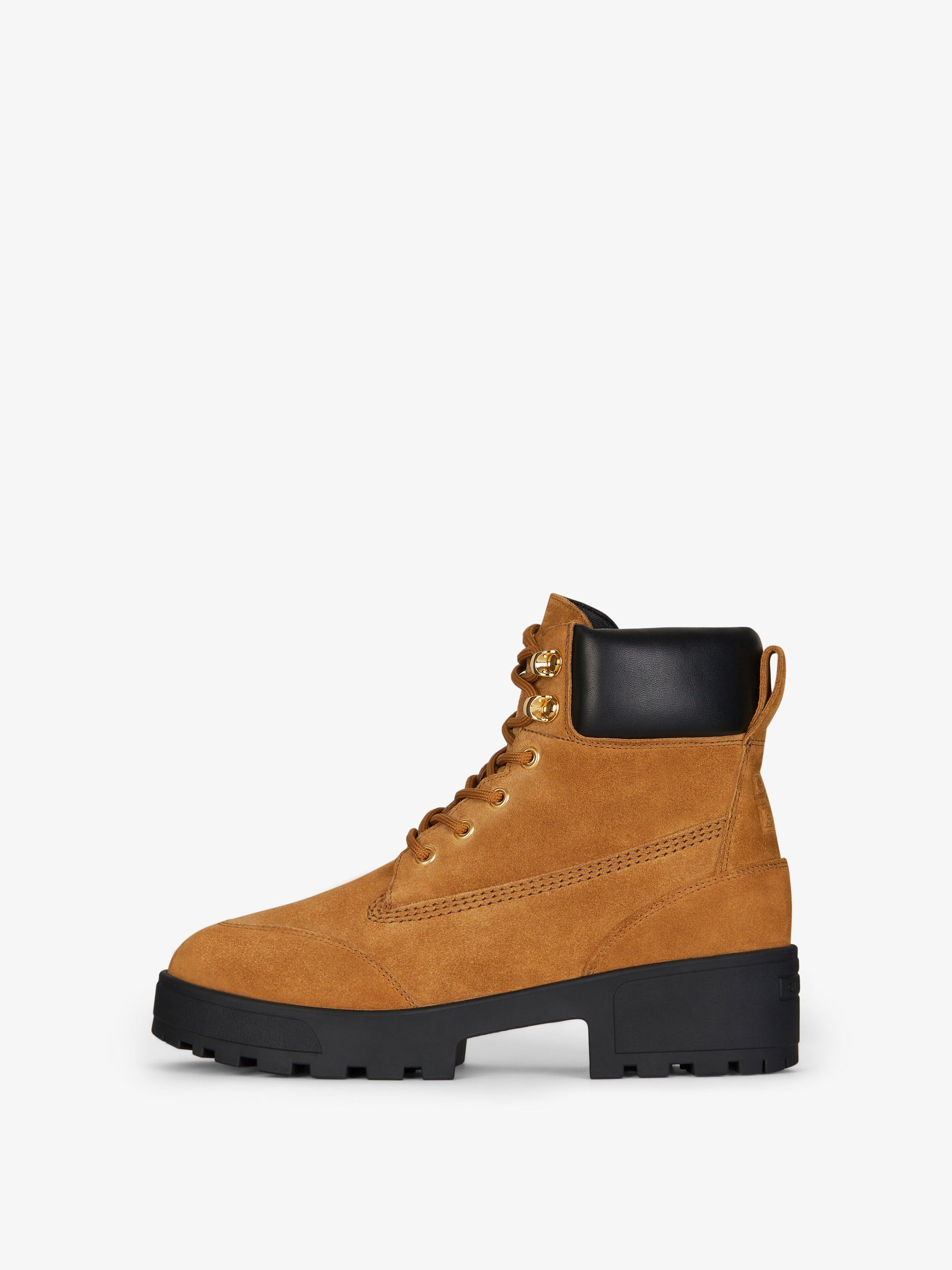 Bottines Trekker 50 en suède - Beige & Black