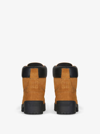 Bottines Trekker 50 en suède - Beige & Black