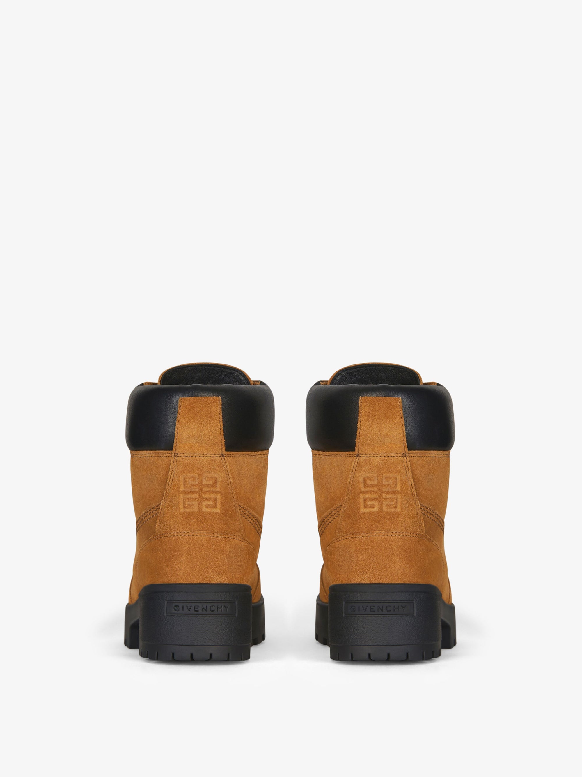 Bottines Trekker 50 en suède - Beige & Black