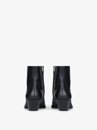 Bottines Western 40 en cuir - Black