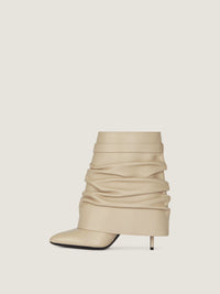 SHARK LOCK STILETTO ANKLE BOOTS