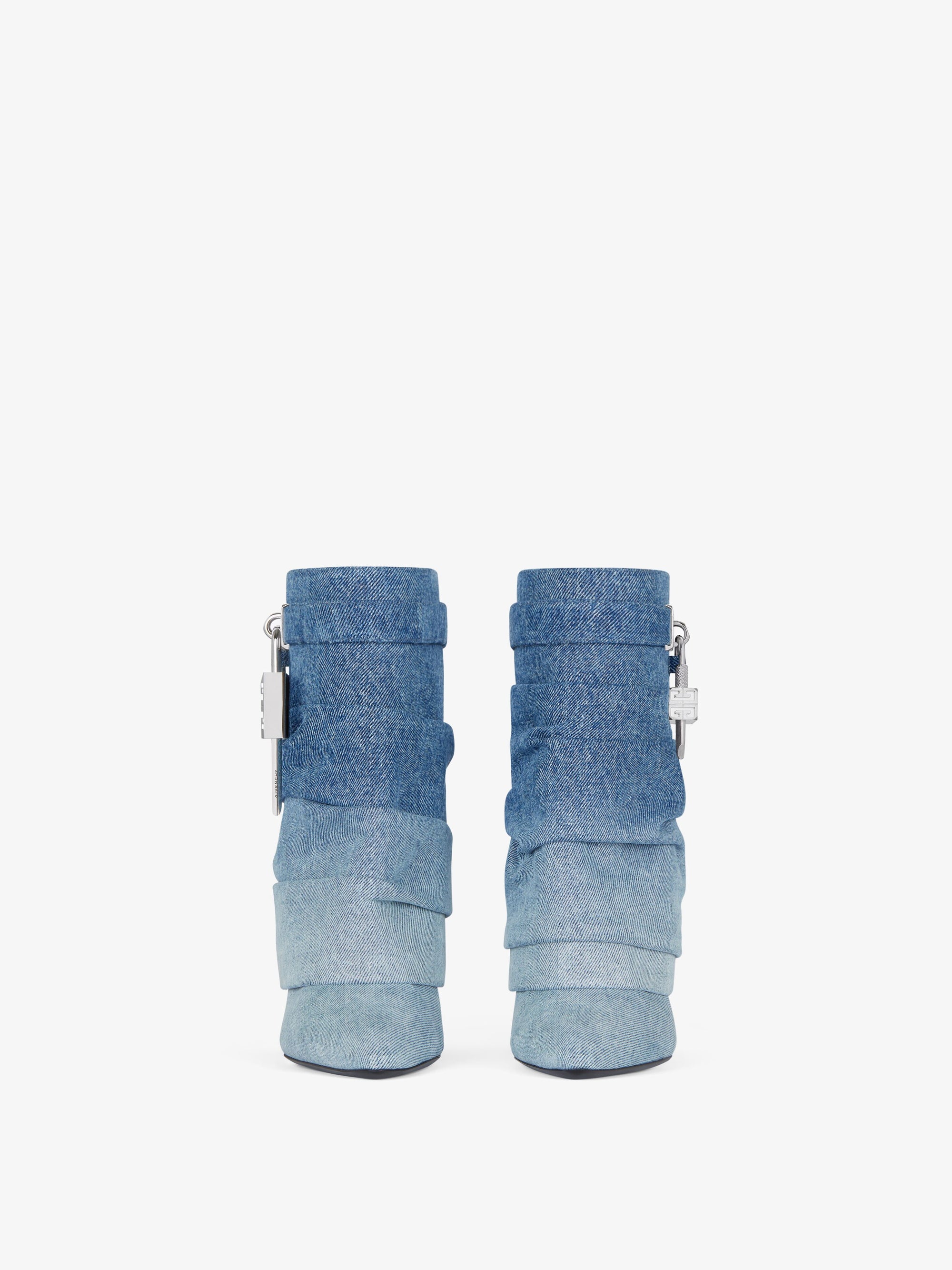 GRADIENT DENIM/SILVERY PADLOCK