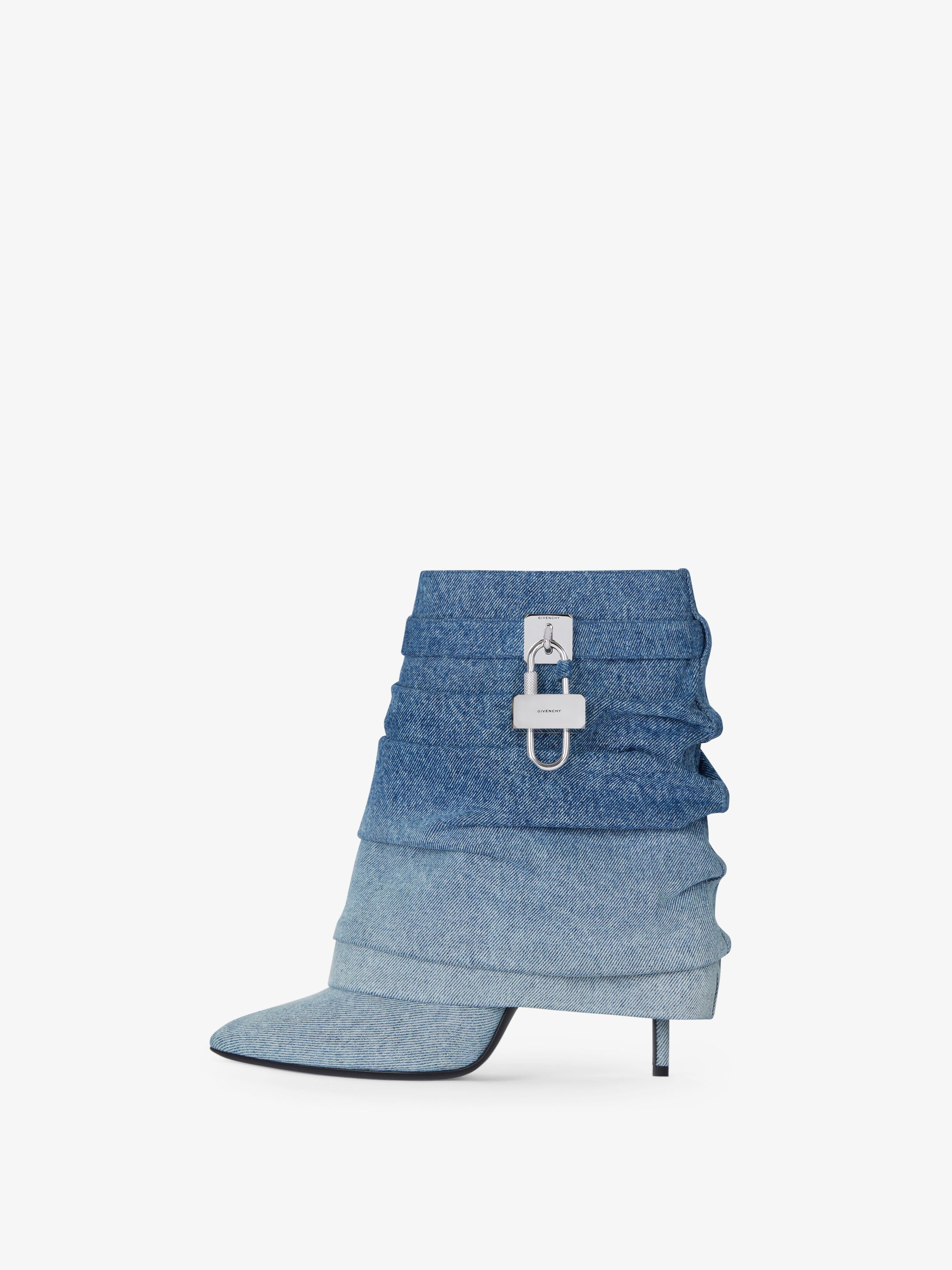 GRADIENT DENIM/SILVERY PADLOCK