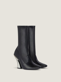 SCULPTED HEEL ANKLE BOOTS 95MM