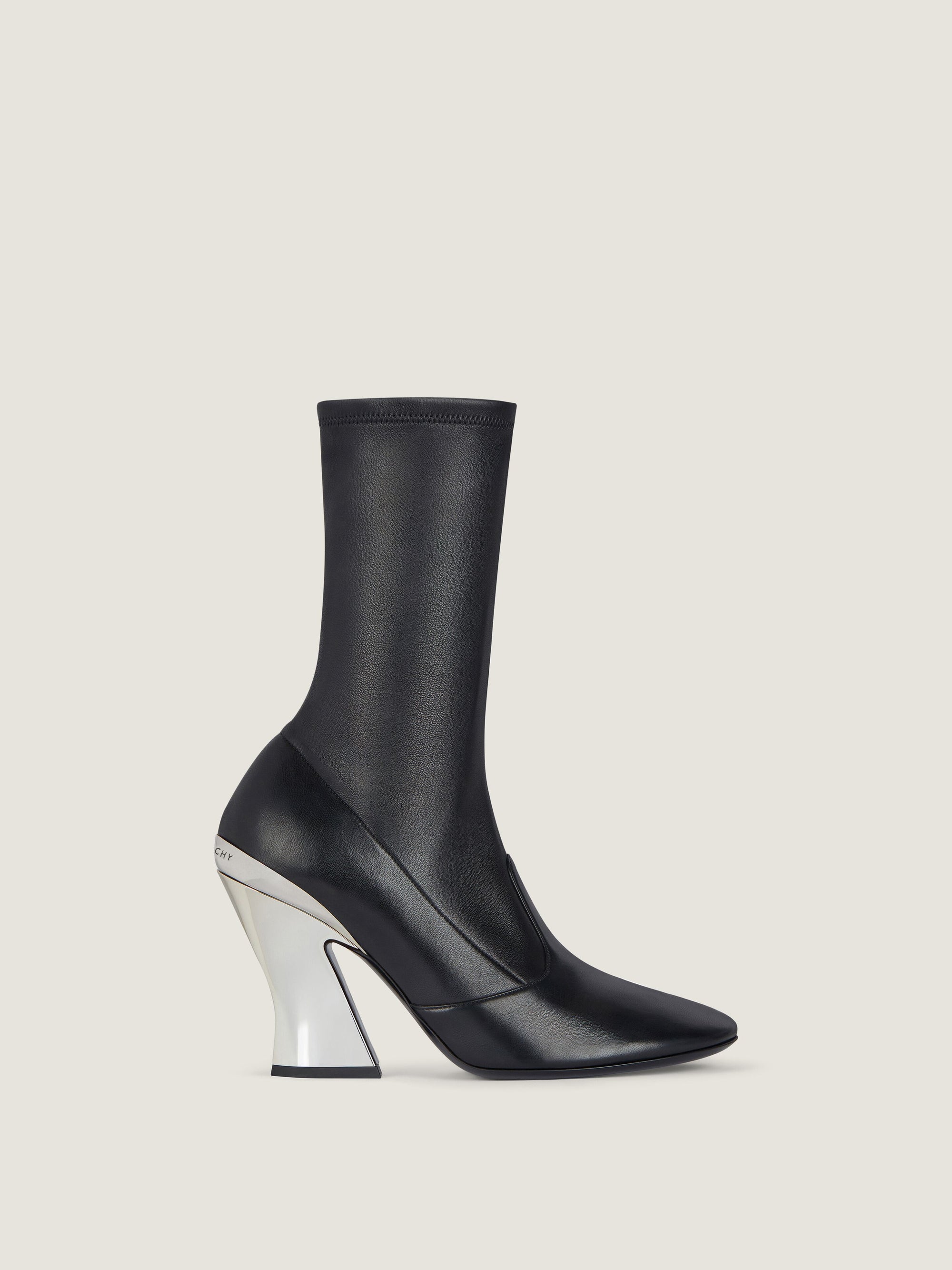 SCULPTED HEEL ANKLE BOOTS 95MM