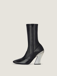 SCULPTED HEEL ANKLE BOOTS 95MM