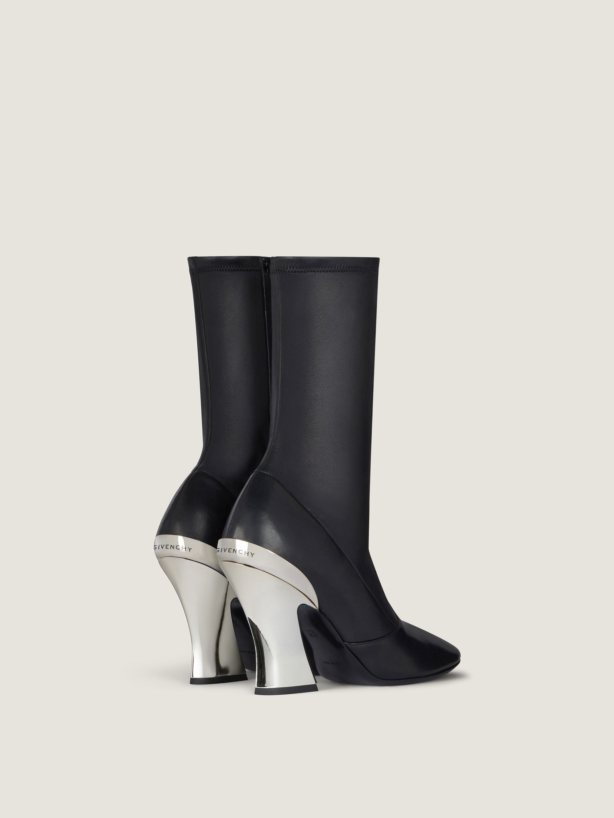 SCULPTED HEEL ANKLE BOOTS 95MM