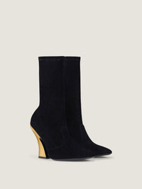 SCULPTED HEEL ANKLE BOOTS 95MM