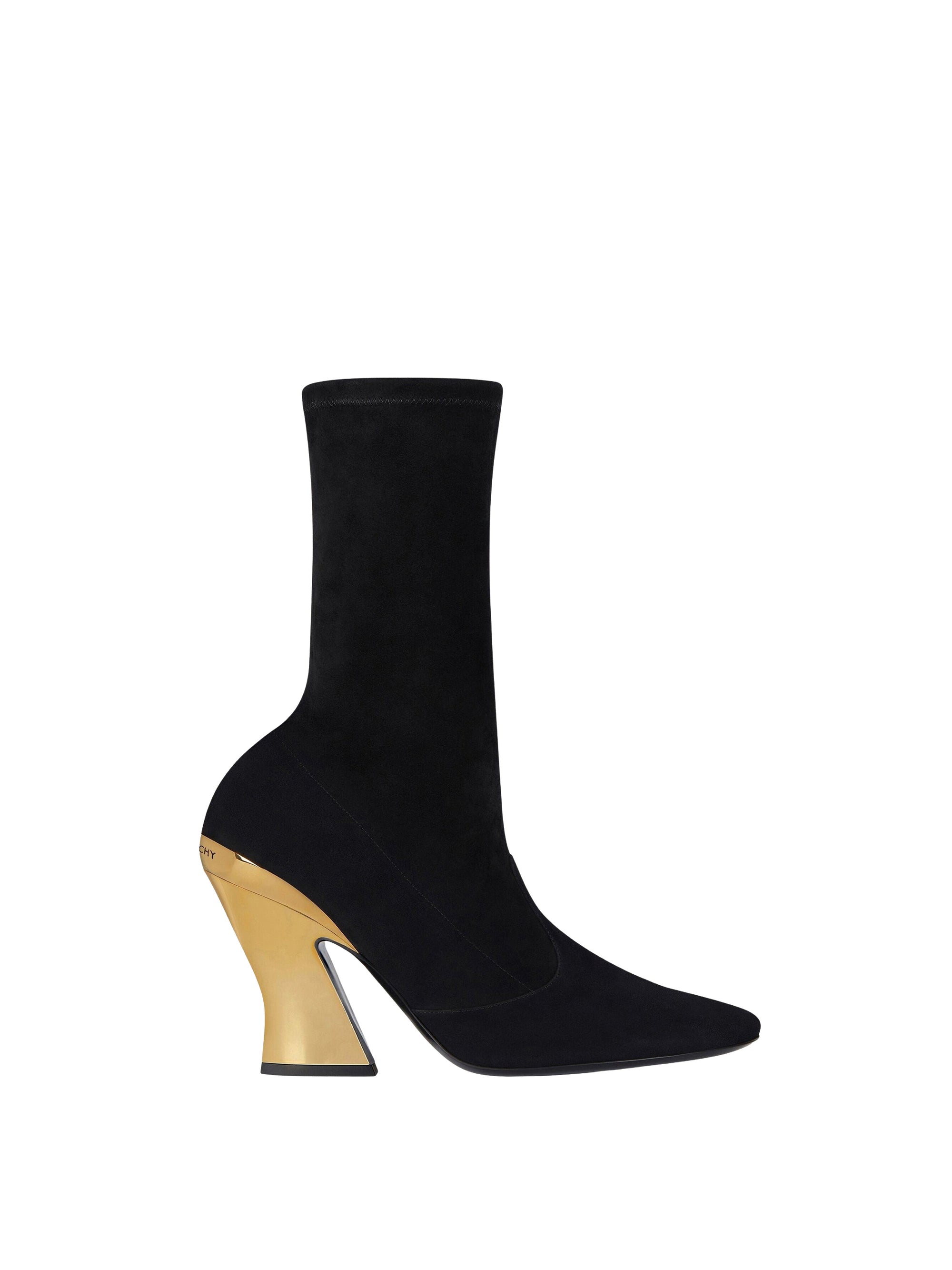 Bottines Sculpted 95 en suède - Black & Golden