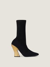 SCULPTED HEEL ANKLE BOOTS 95MM