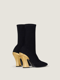 SCULPTED HEEL ANKLE BOOTS 95MM