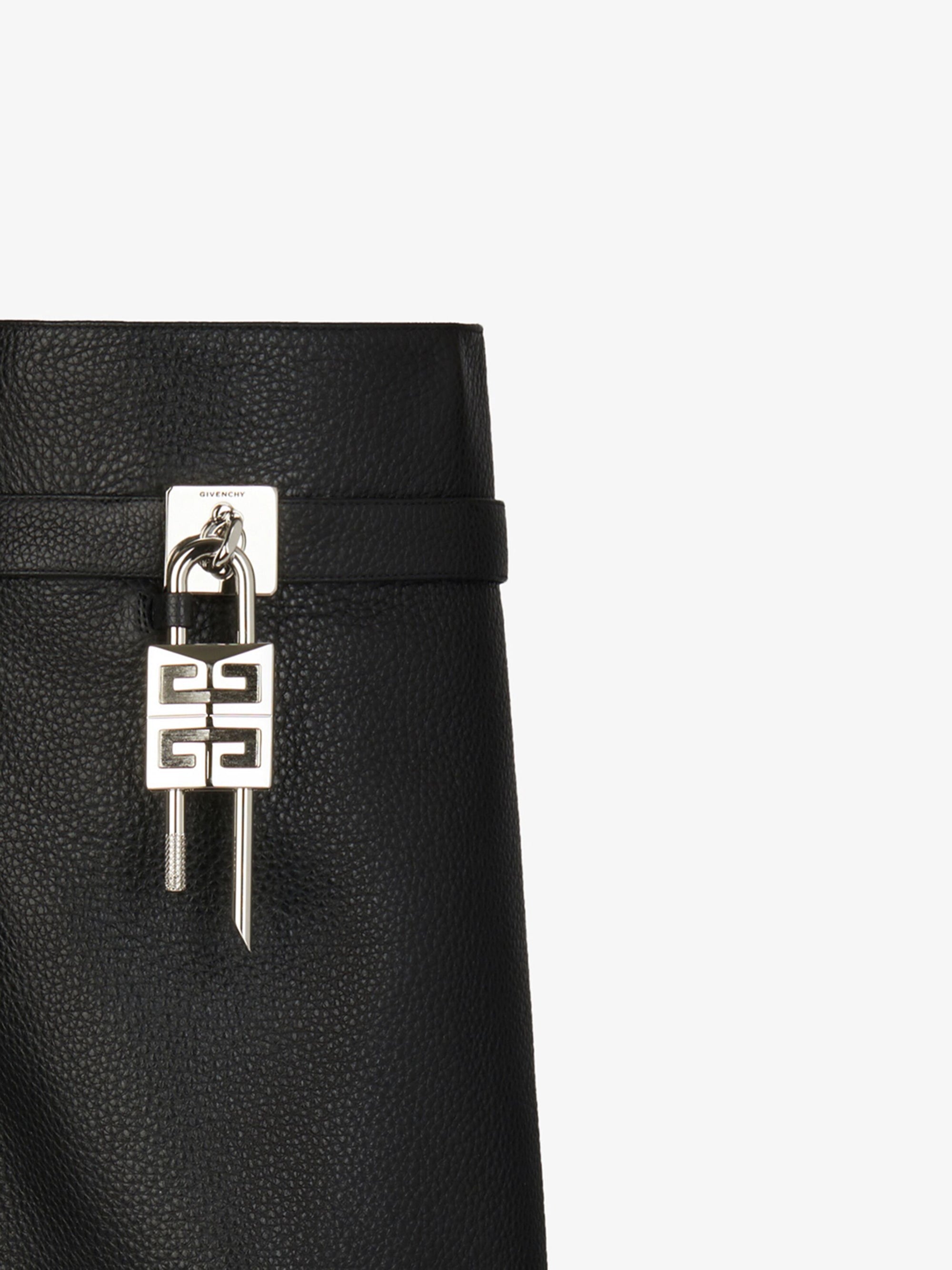 Bottes Shark Lock Biker 120 en cuir grainé - Black