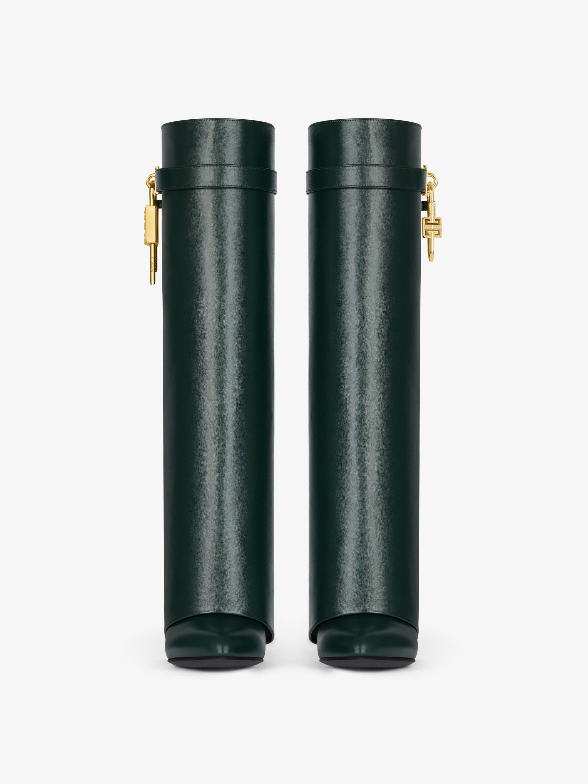 Bottes Shark Lock 90 en cuir - Vert Foret