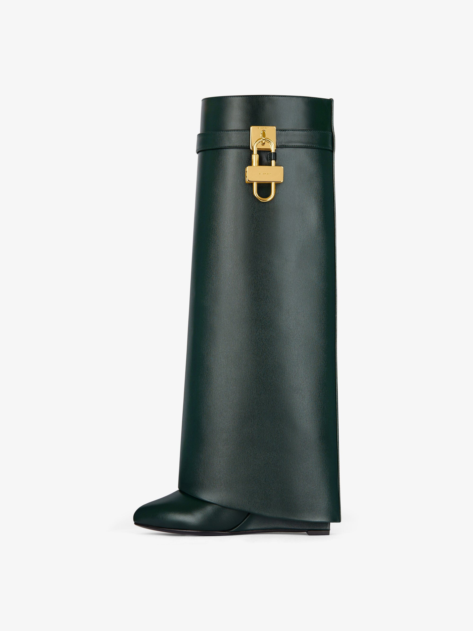Bottes Shark Lock 90 en cuir - Vert Foret