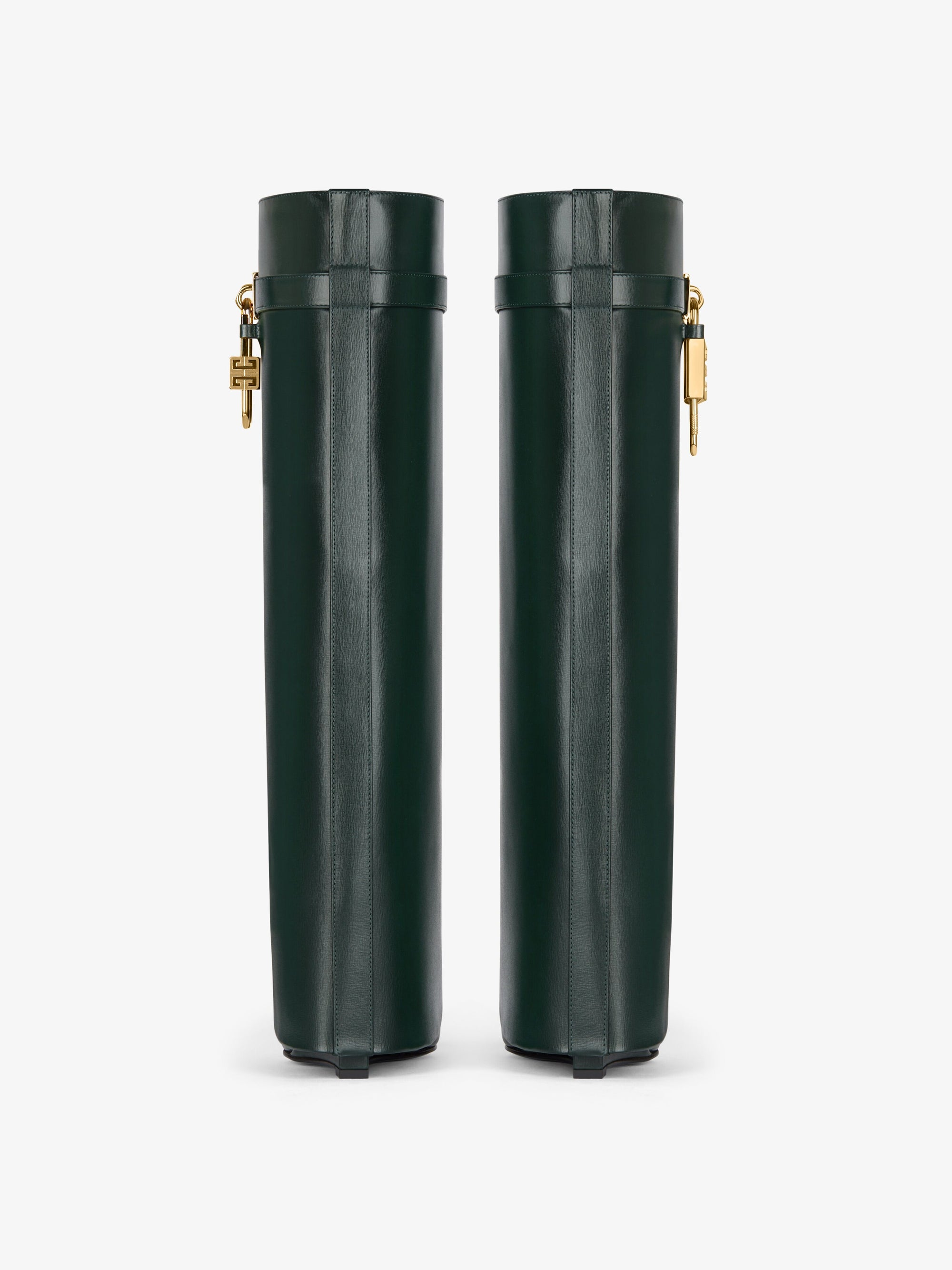 Bottes Shark Lock 90 en cuir - Vert Foret