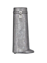 ALL-OVER STRASS/SILVERY PADLOCKS