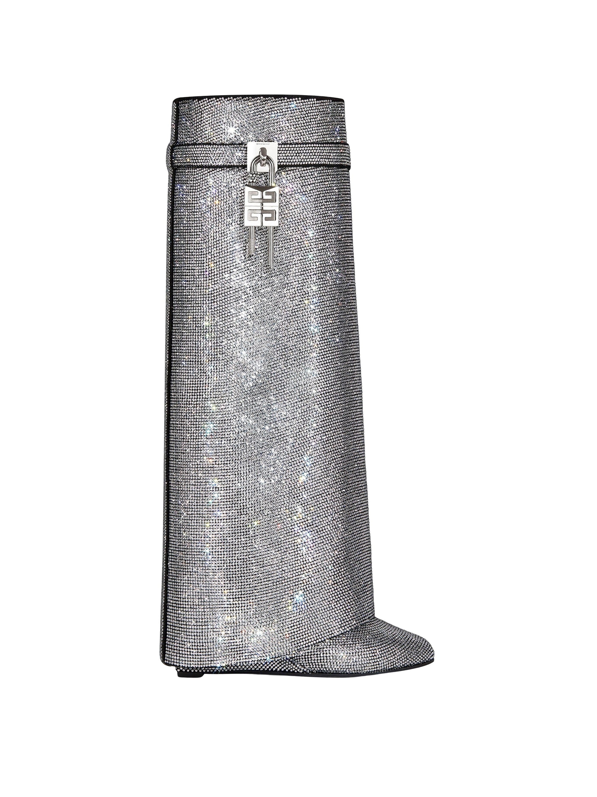 ALL-OVER STRASS/SILVERY PADLOCKS