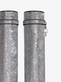 Bottes Shark Lock 90 avec strass - Silvery