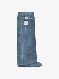 WASHED DENIM/SILVERY PADLOCKS