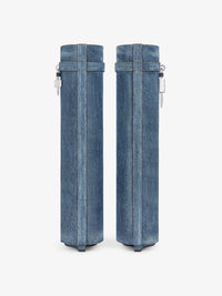 WASHED DENIM/SILVERY PADLOCKS