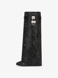 Bottes Shark Lock 90 avec strass - Black