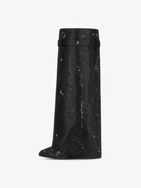 Bottes Shark Lock 90 avec strass - Black