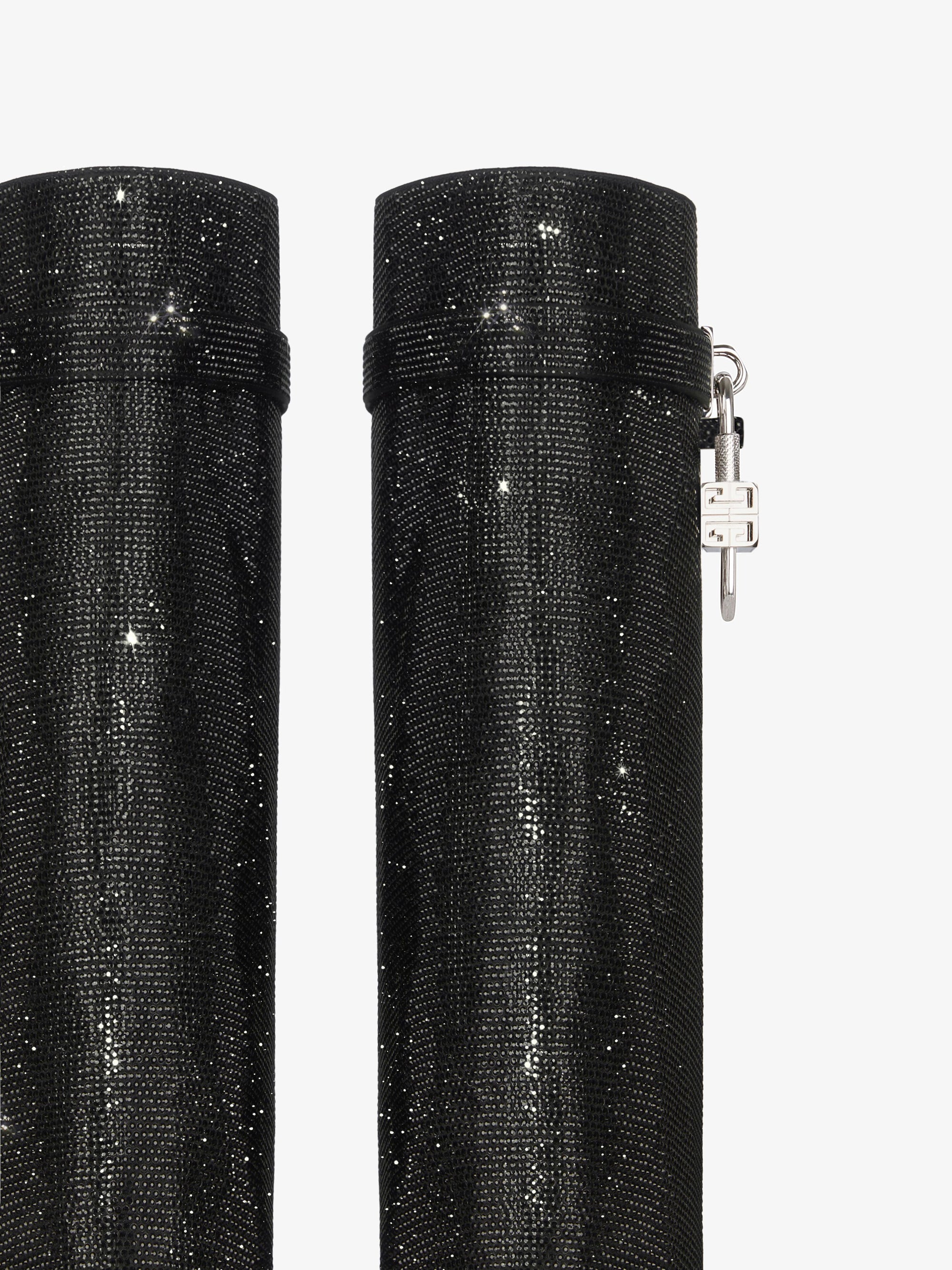 Bottes Shark Lock 90 avec strass - Black