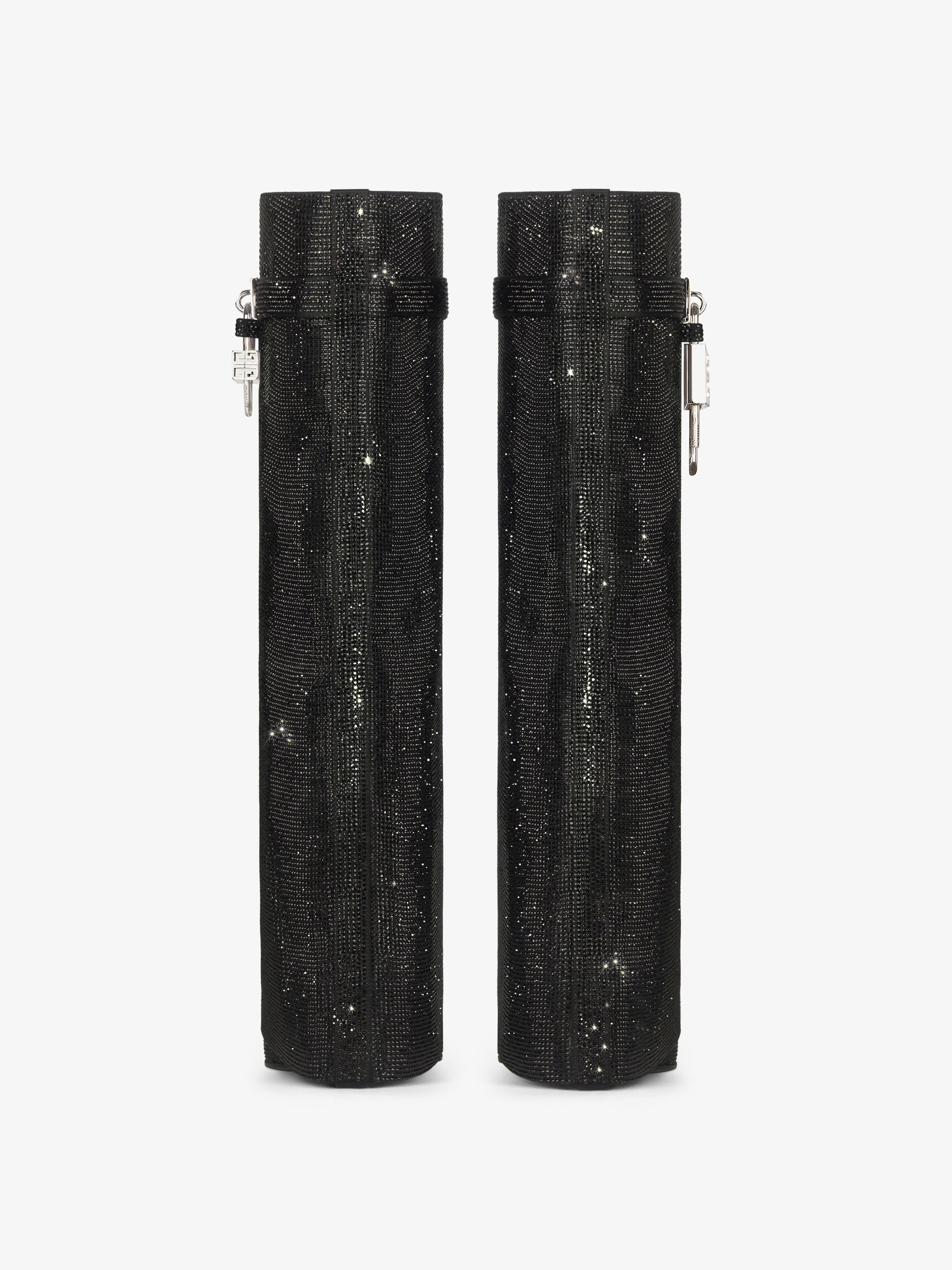 Bottes Shark Lock 90 avec strass - Black