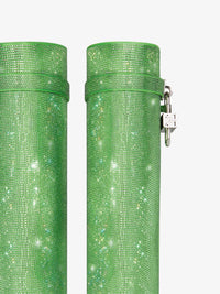 Shark Lock 90 Boots with Rhinestone - Absynthe Green