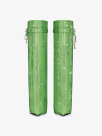 Shark Lock 90 Boots with Rhinestone - Absynthe Green