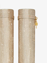 Bottes Shark Lock 90 avec strass - Blond