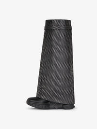 Bottes Shark Lock Biker 85 en cuir grainé - Black