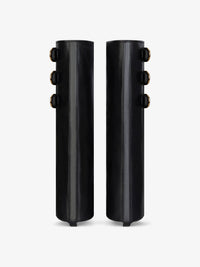 SHARK LOCK STILETTO HIGH BOOTS