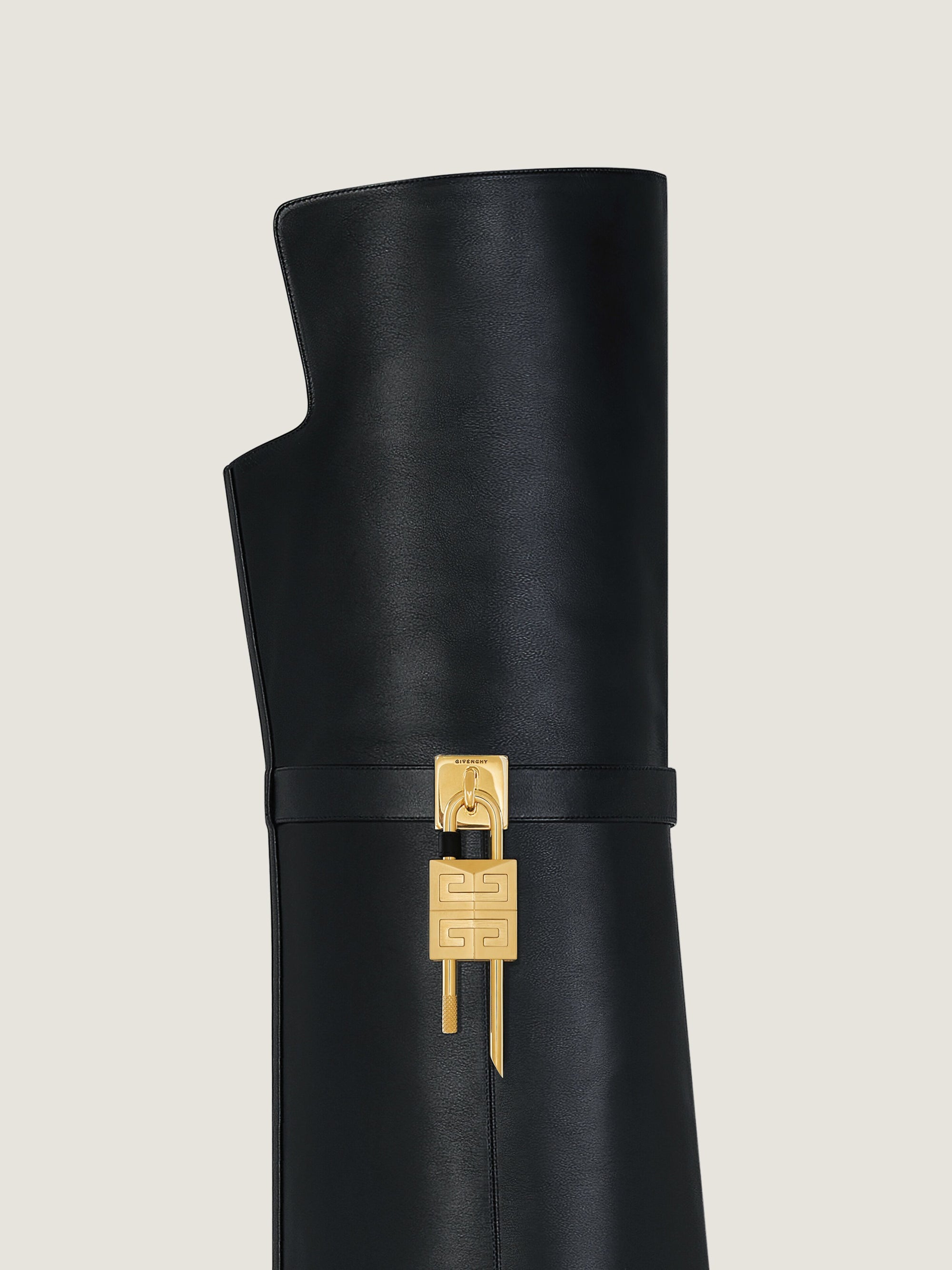 SHARK LOCK STILETTO OTK BOOTS - NEW FIT