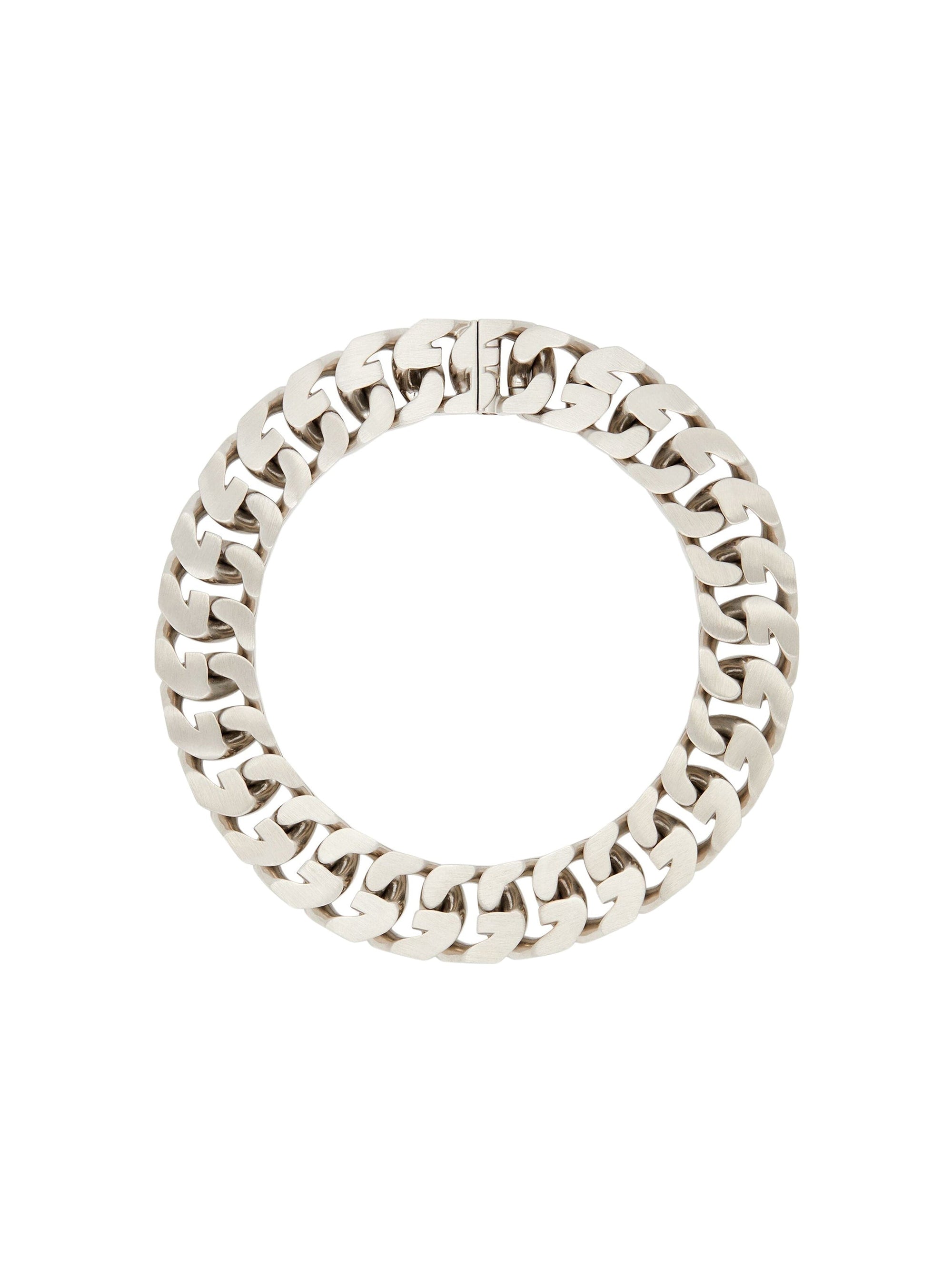 G CHAIN MEDIUM SILVERY NECKLACE