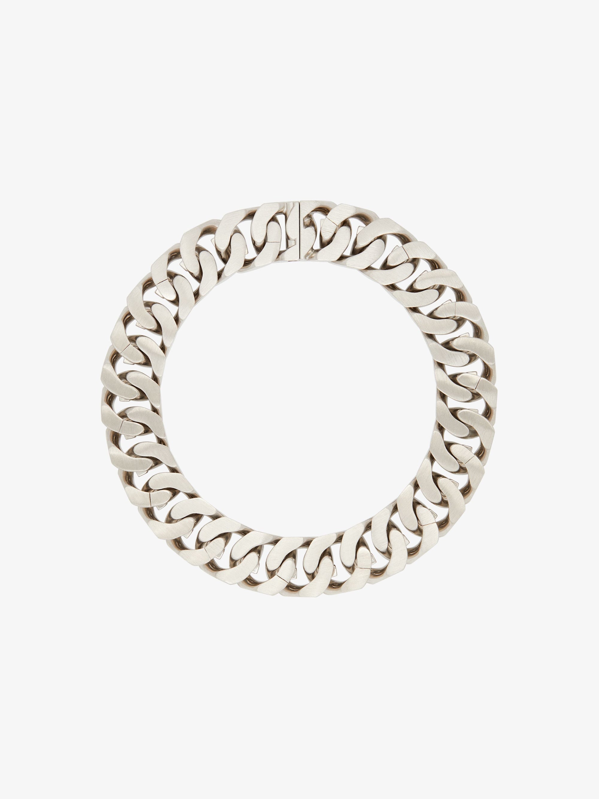 G CHAIN MEDIUM SILVERY NECKLACE