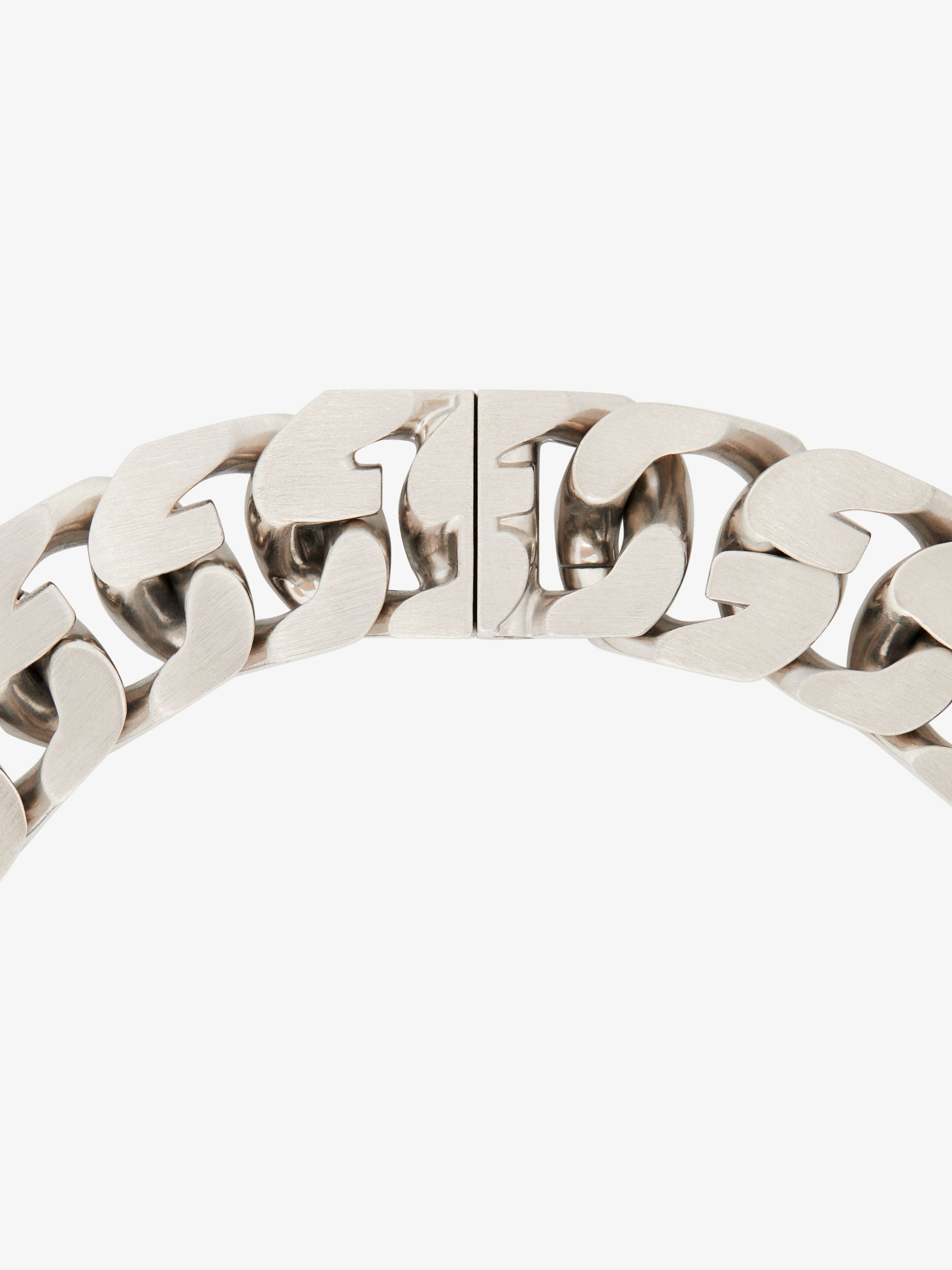 G CHAIN MEDIUM SILVERY NECKLACE