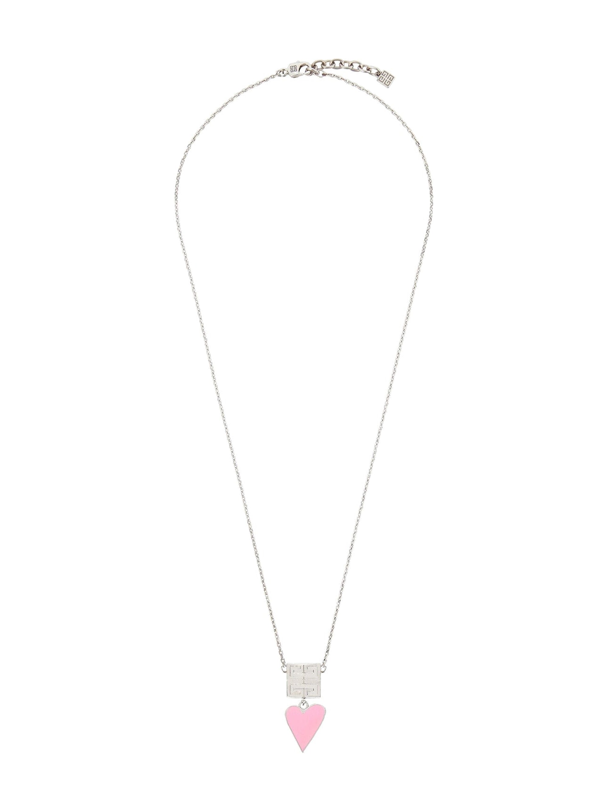 Collier 4G en laiton - Pink & Silvery