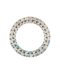 Collier G Chain médium en laiton - Turquoise