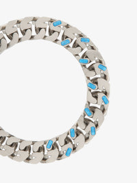 Collier G Chain médium en laiton - Turquoise