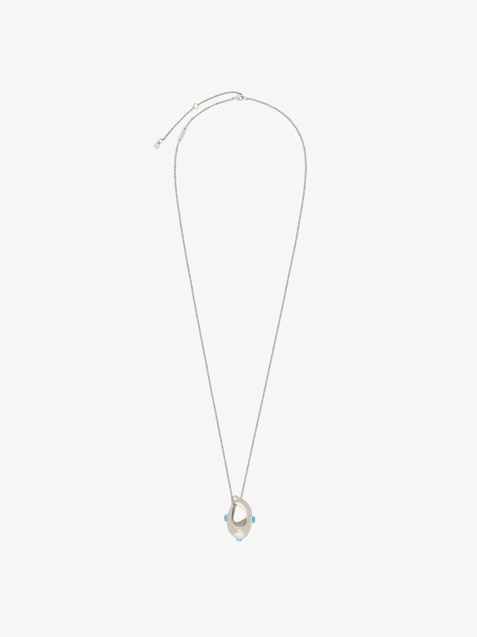 Collier Organic en laiton - Turquoise