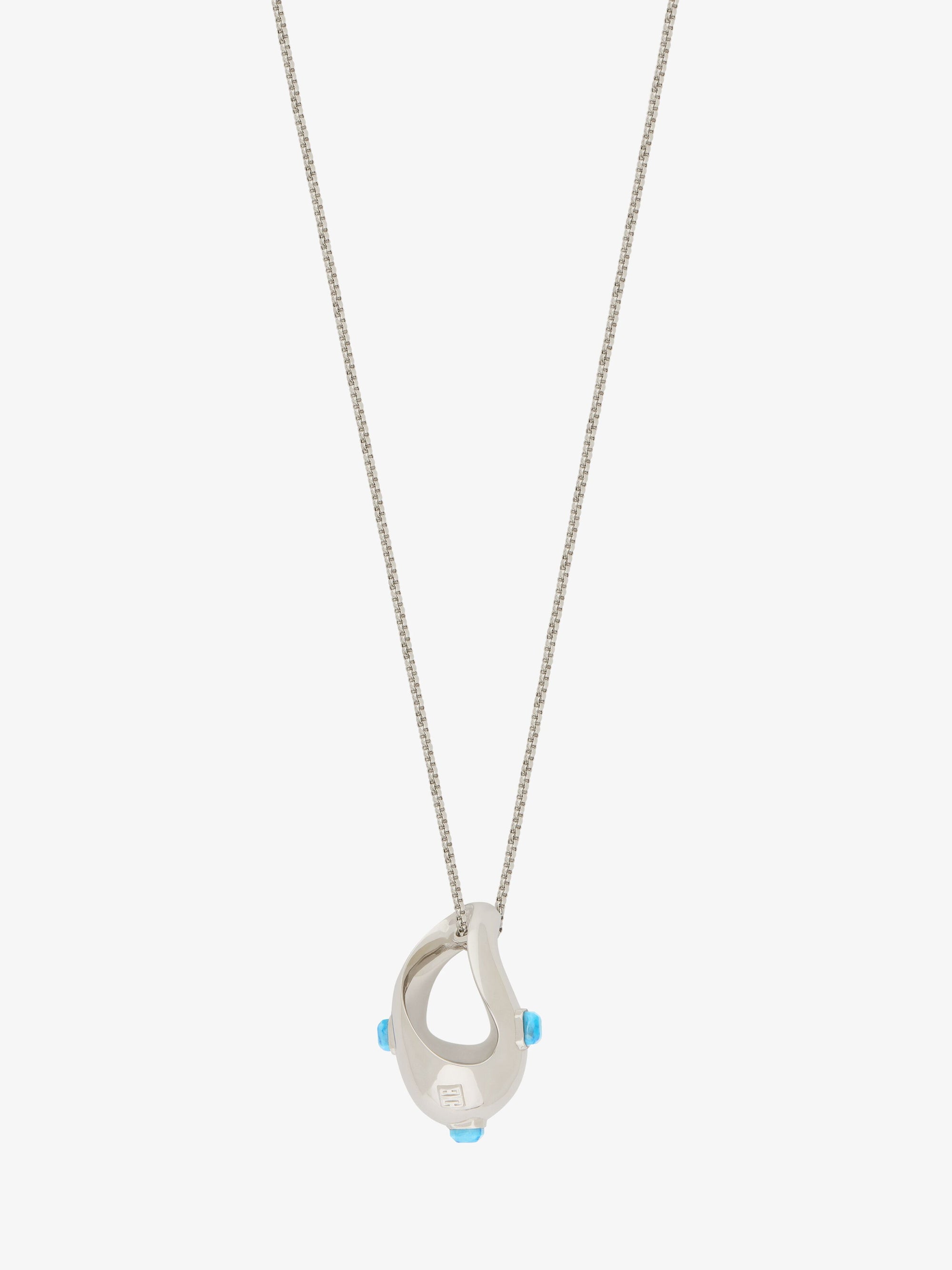 Collier Organic en laiton - Turquoise