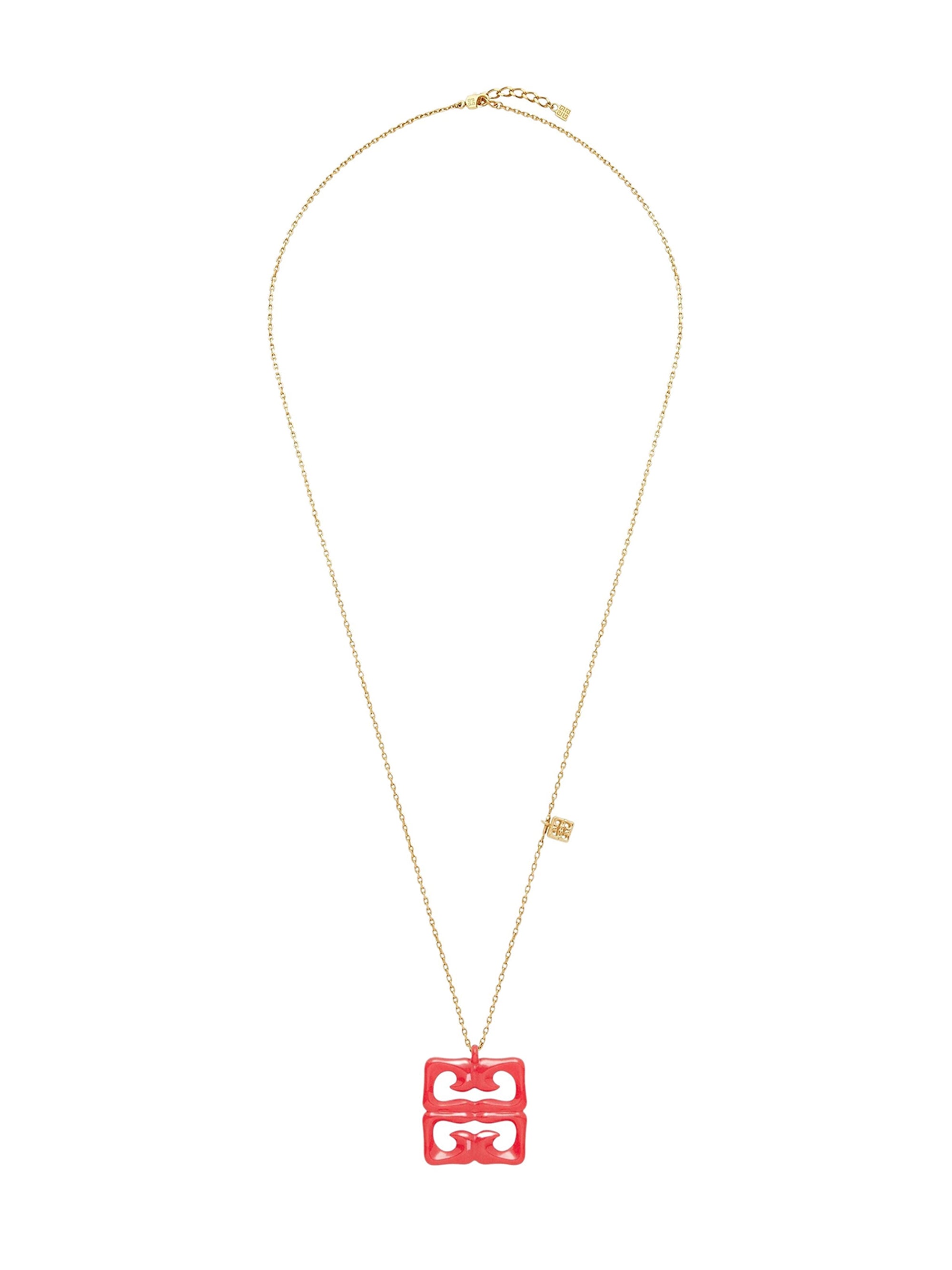 Collier 4G Liquid en laiton - Corail