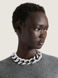 CHAIN SILVERY NECKLACE