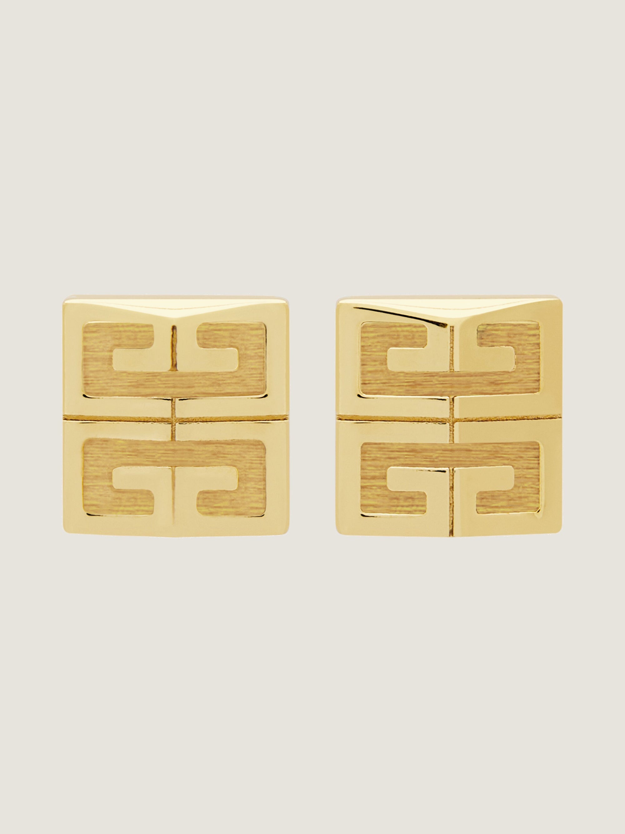 4G GOLDEN STUD EARRINGS