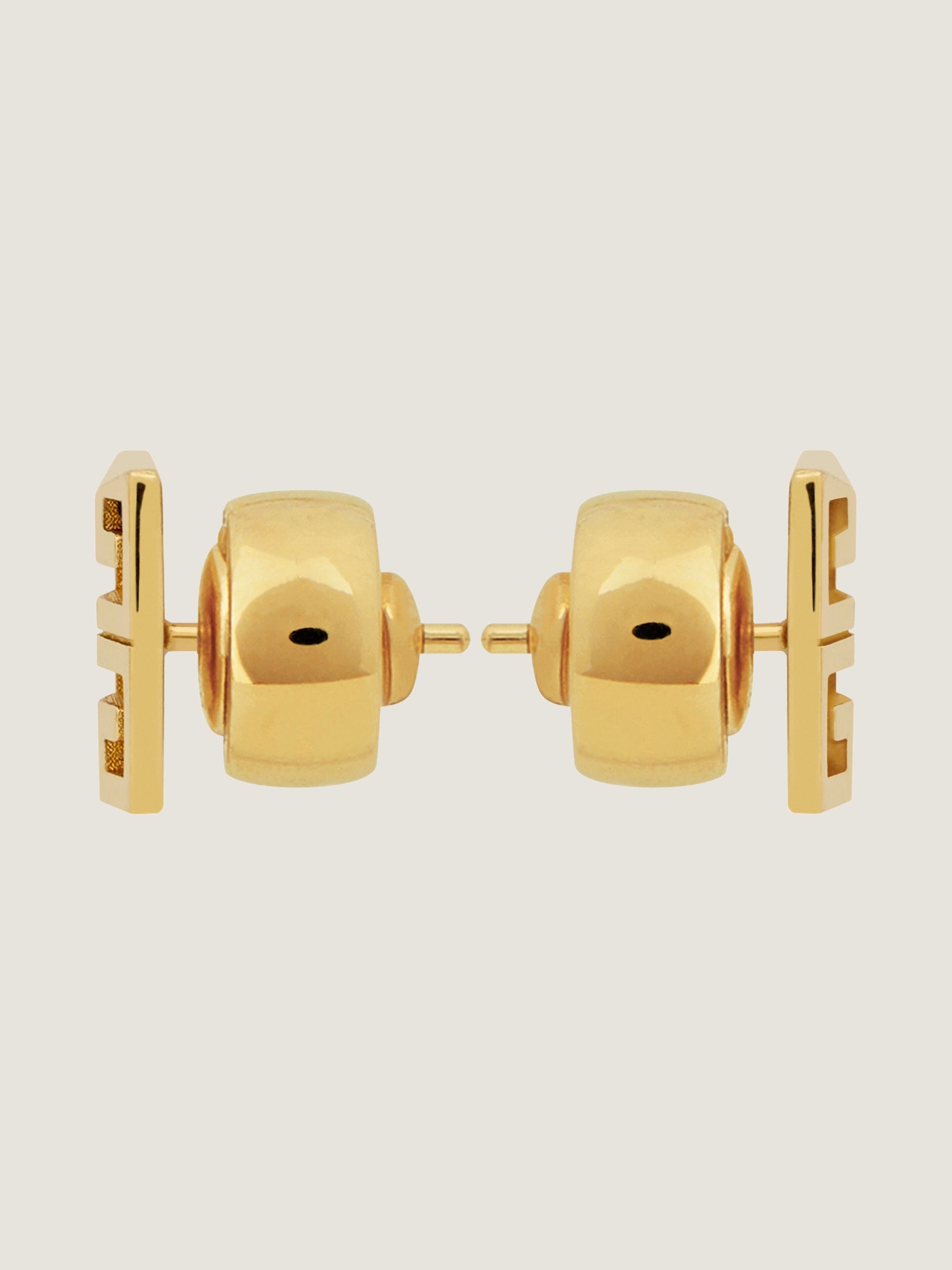 4G GOLDEN STUD EARRINGS