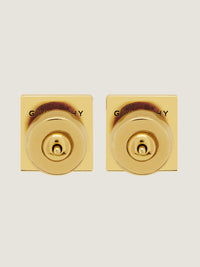 4G GOLDEN STUD EARRINGS