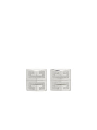 Boucles d'oreilles 4G argentées en laiton - Silvery