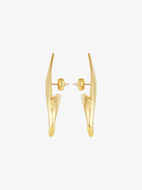 Boucles d'oreilles oiseaux en métal - Jaune Dore
